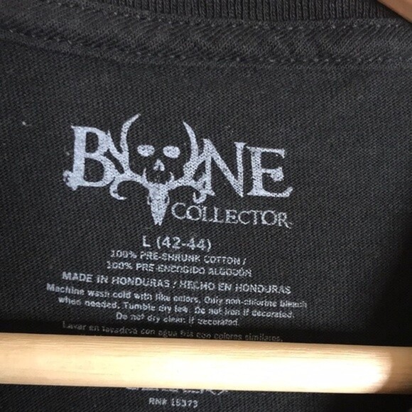 Bone collector unisex black graphic tee size large - Picture 5 of 8
